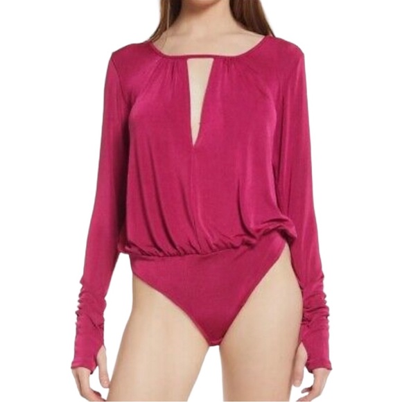 NWOT FREE PEOPLE Kaya Keyhole Bodysuit - S - Picture 3 of 9